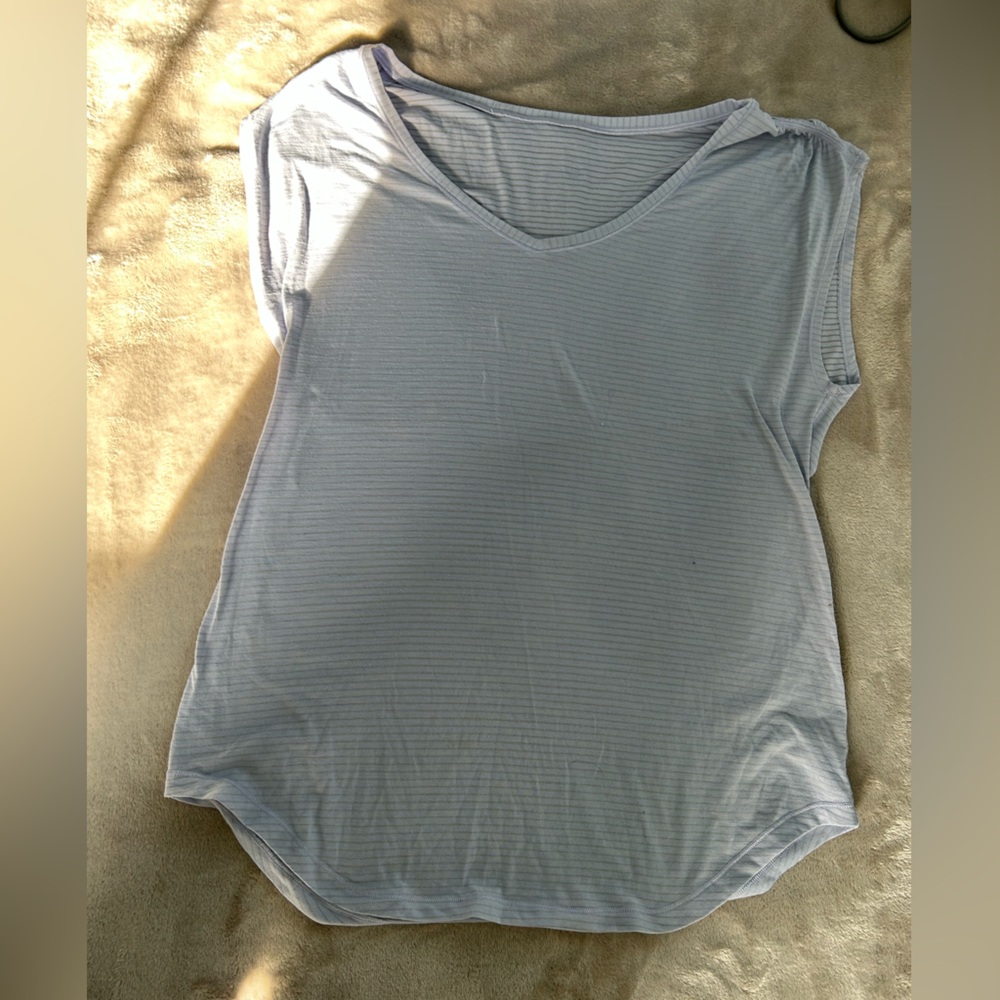 Lululemon short sleeve striped top